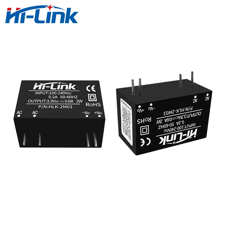 110V 220V постоянного тока до 2W 3,3 V 600mA выход AC-DC Ультра маленький мини-блок питания Hi-Link производитель