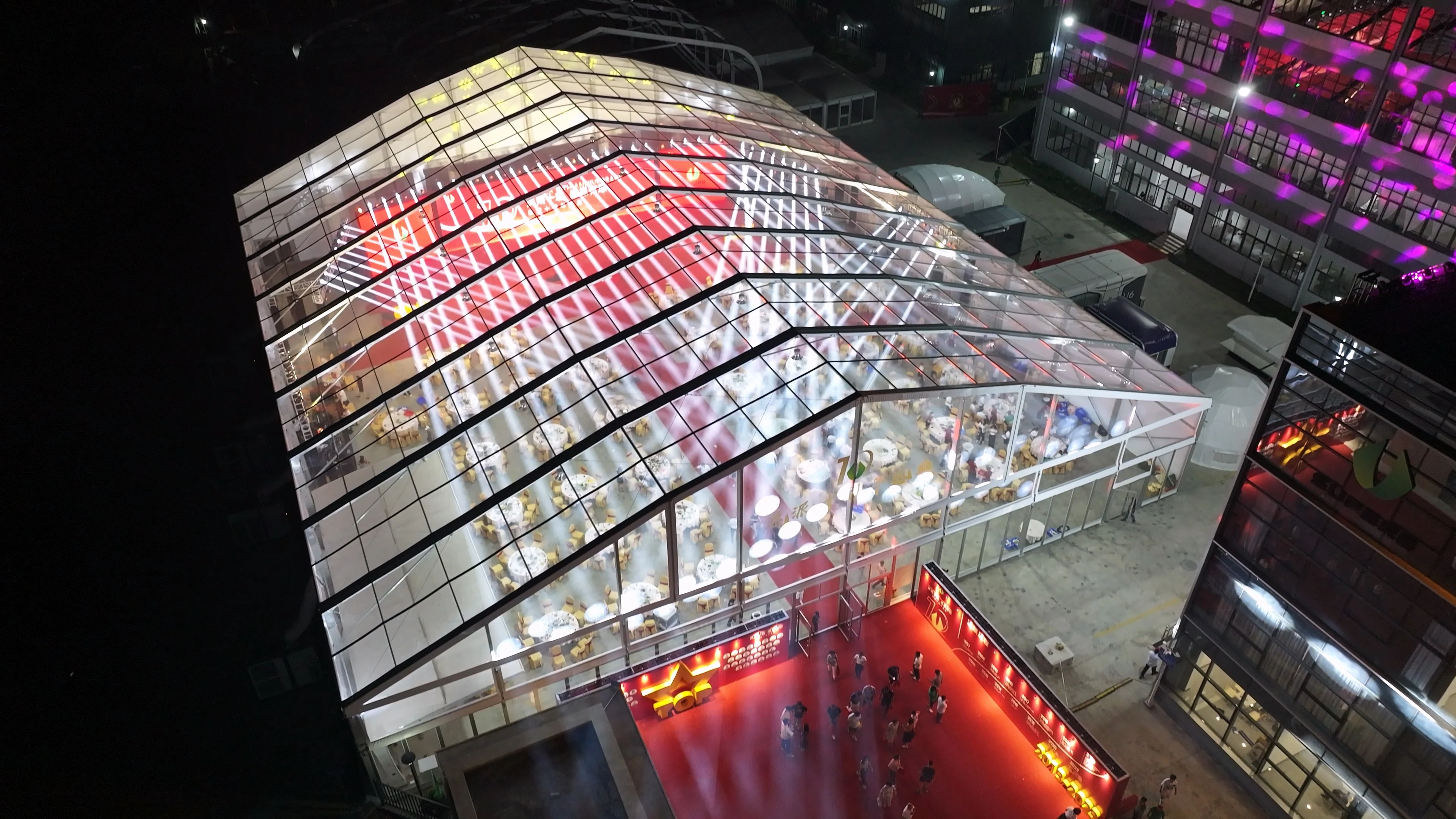 20x30m Outdoor clear roof transparent marquee luxury party tent for wedding events