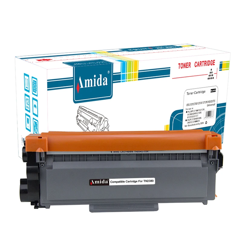 Amida Premium Toner TN2380 Compatible Cartridges for Brother Printer Toner Cartridge