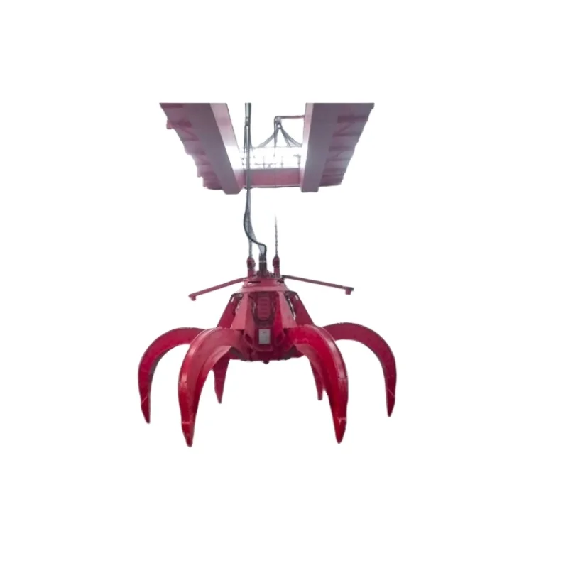 High quality 4m3 5m3 8m3 orange peel grab bucket crane for sale