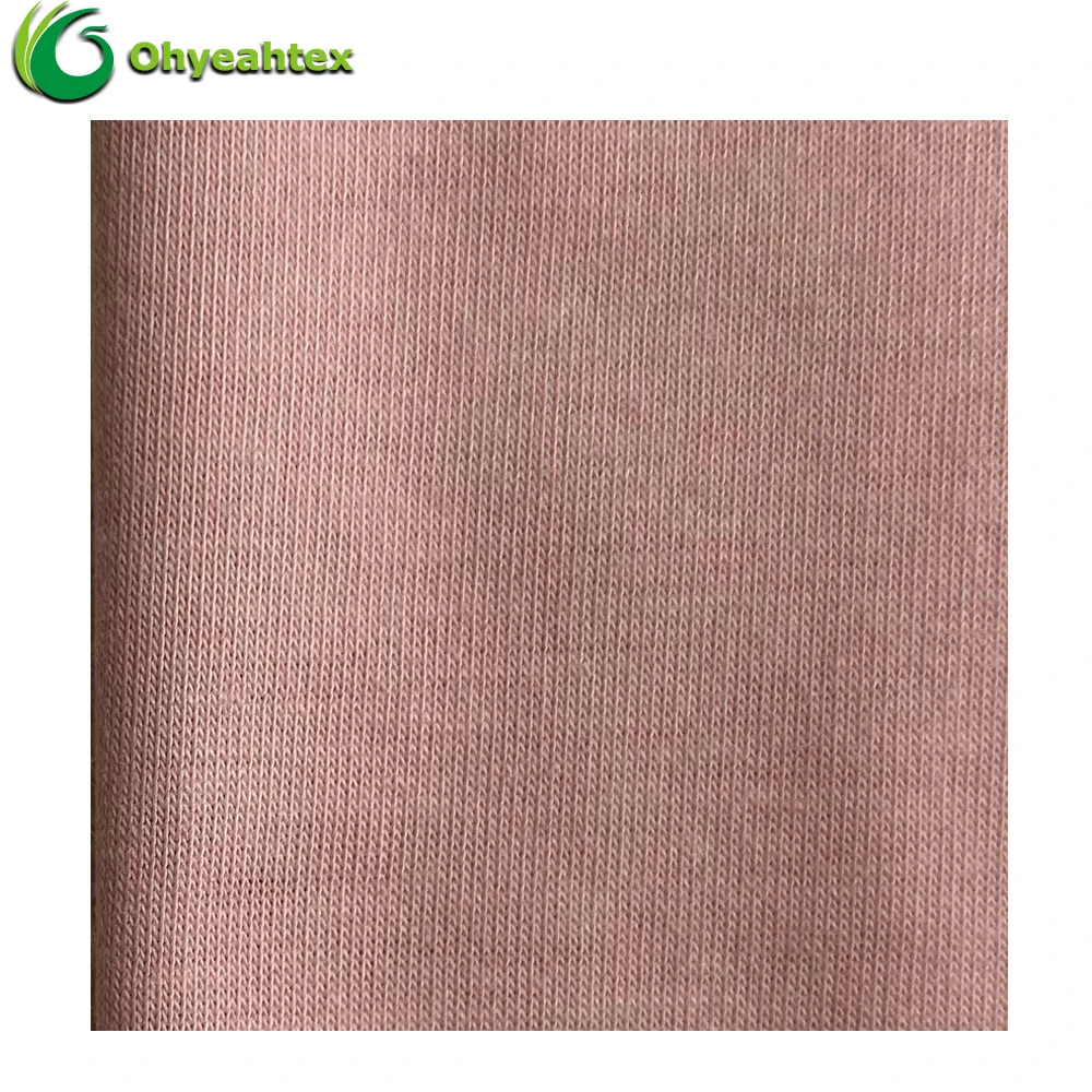 Knitted Fabric Super Soft Anti Bacteria 175GSM 95% Cotton 5% Spandex Single Jersey Fabric For Baby Clothing Textile