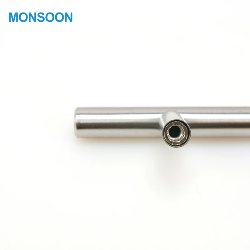 wholesale furniture hardware kitchen cabinet handle T bar handle stainless steel cabinet manijas para muebles Furniture handle