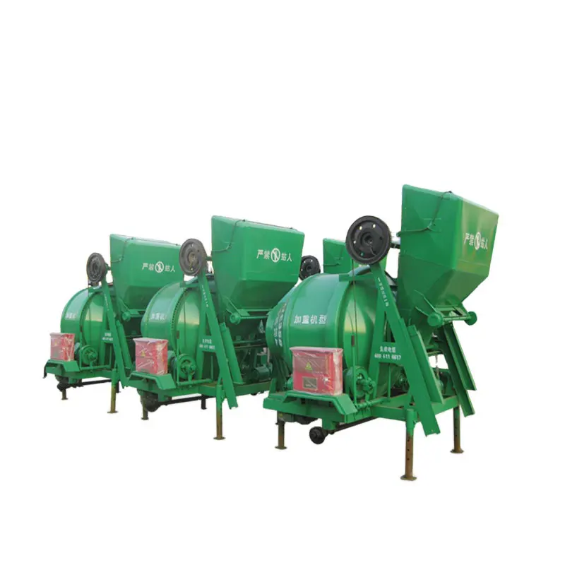 Jzc500 Drum Mixer, Self Falling Concrete Climbing Bucket Mixer 500L Tipping Bucket Feeding Gear Ring Mixer