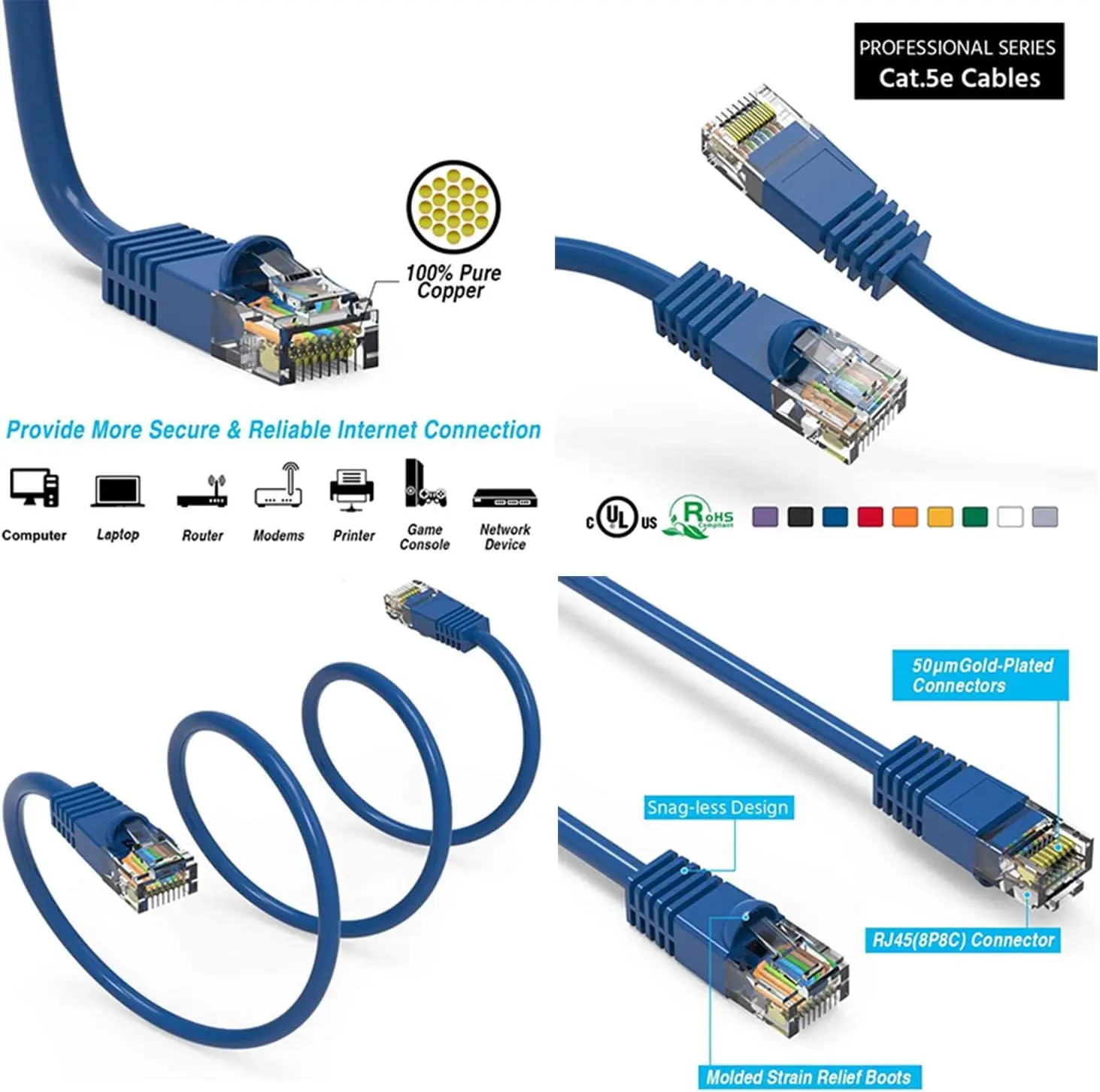 manufacturers solid cat 6 reseau rj45 copper network stranded price lan cat6e outdoor utp ethernet patch cord cat6 cable
