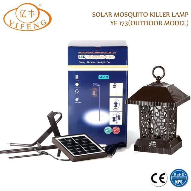 
Indoor And Outdoor Electronic Bug Zapper Solar Lamp Anti Mosquito 