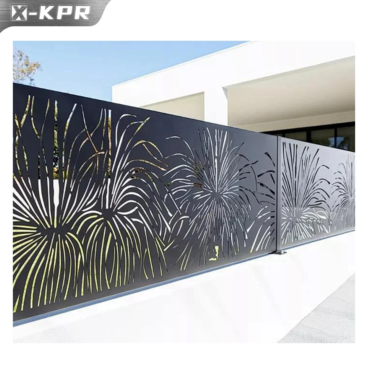 X-KPR дизайн делает дом безопасности безопасность Китай индивидуальные домашние европейские алюминиевые или железные заборы