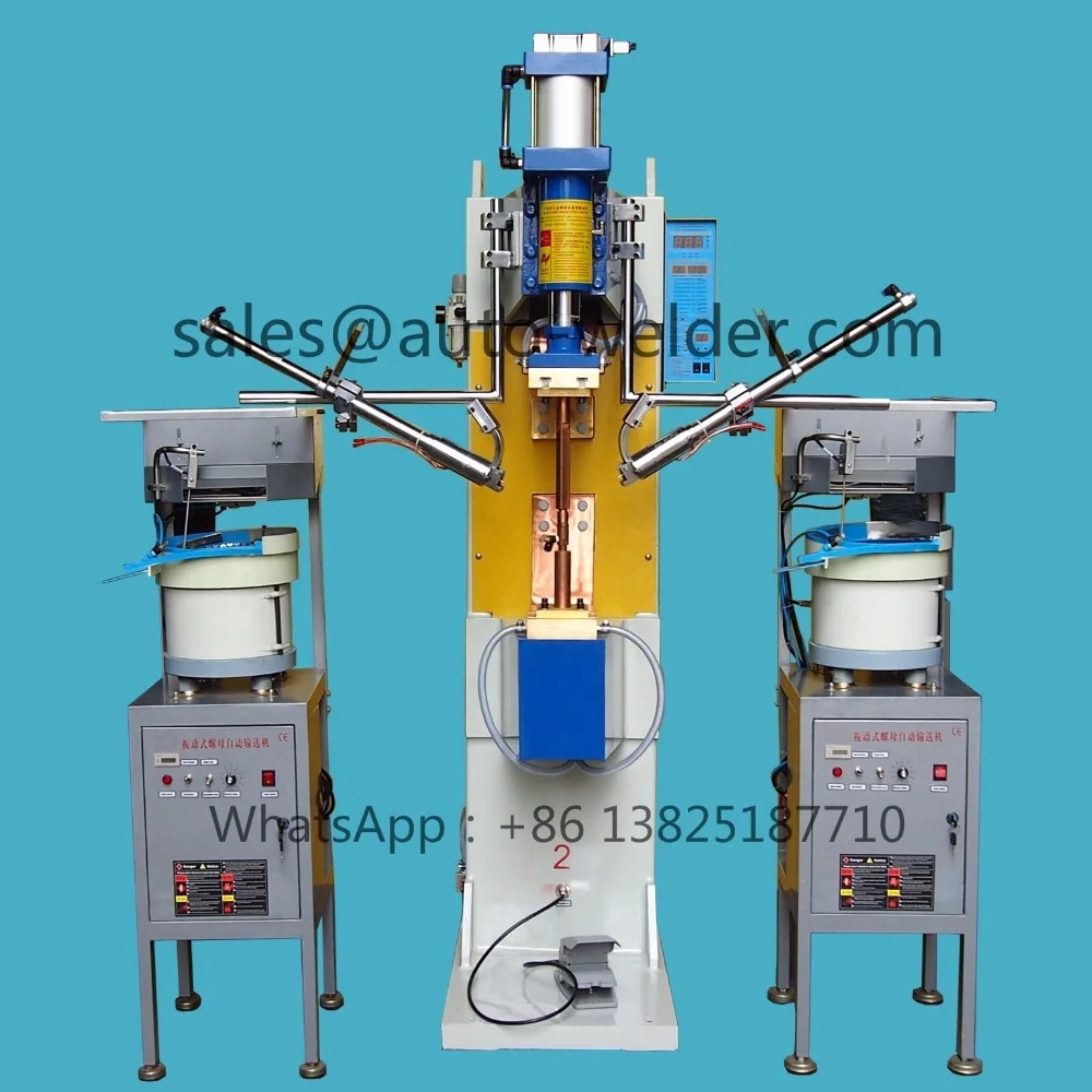 Automatic Nuts Feeder Nuts Feeding System Automatic Nuts Welding Machine
