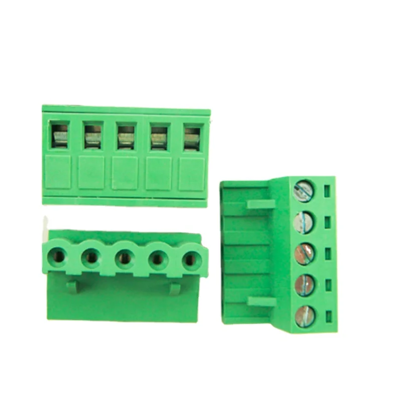 5,08 мм Шаг 300 в 15 а PCB винтовая Клеммная колодка Подключаемая Клеммная колодка 5 контактов
