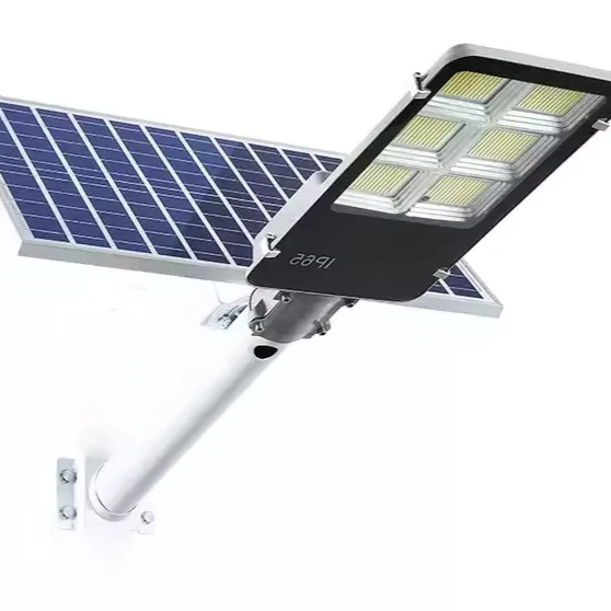 High Quality 100w   LED IP65 Waterproof Outdoor High Power Solar Street Light  with Motion Sensor for Road Lighting