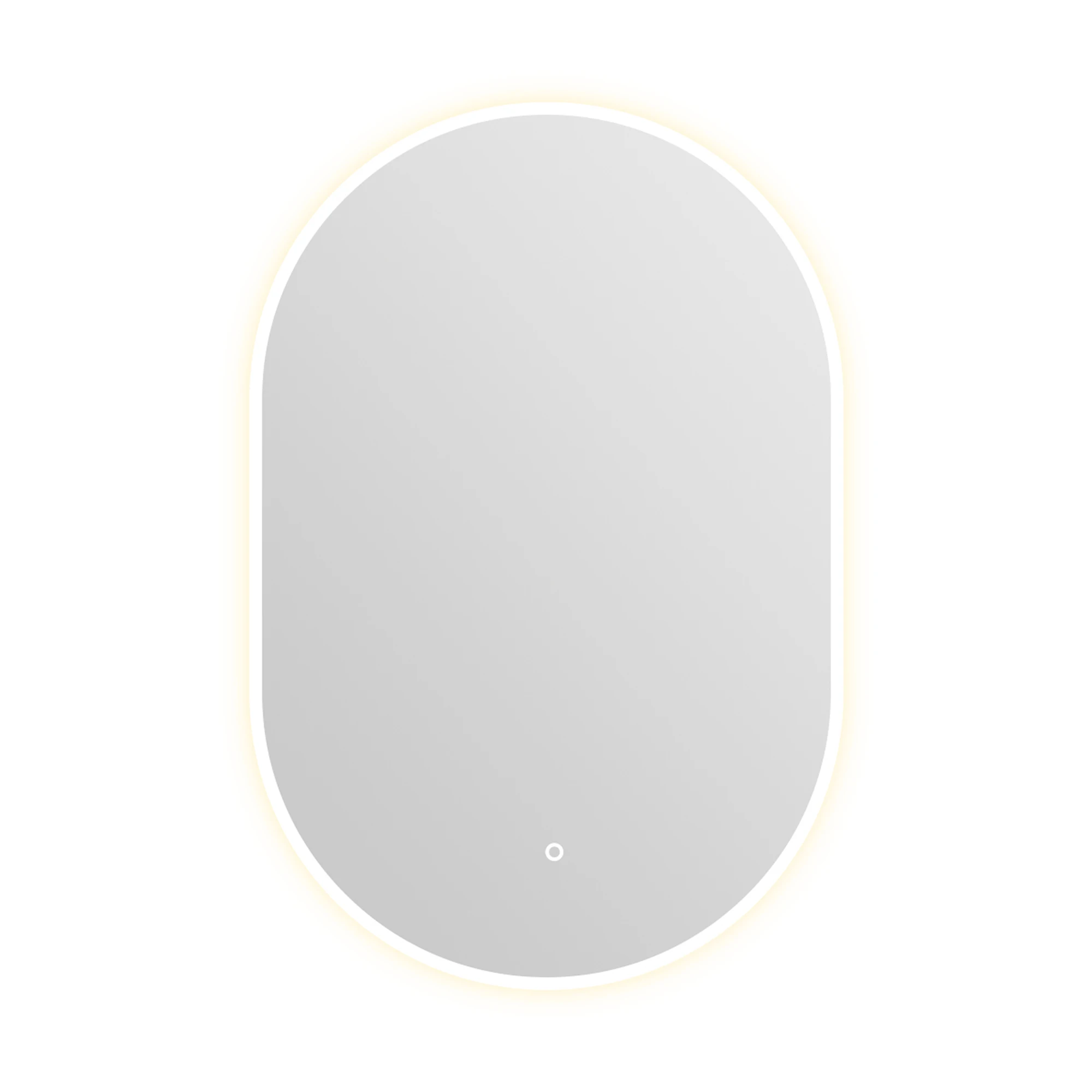 Proper price top quality smart lighted touch led bathroom mirror with time display