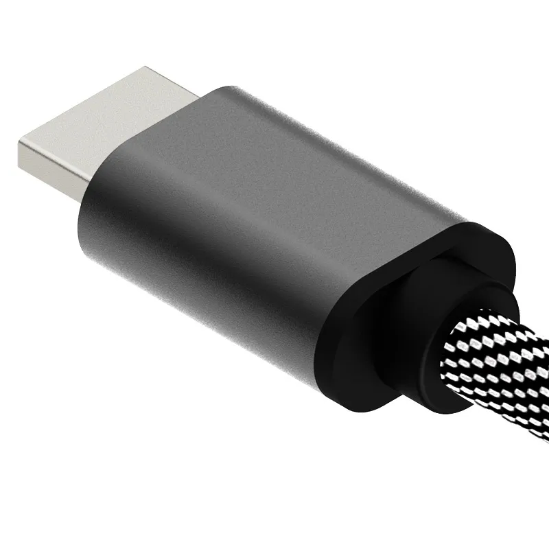 Кабель HDMI 4K 60 Гц 18 Гбит/с, высокоскоростной кабель HDMI 2,0, плетеный шнур для монитора телевизора