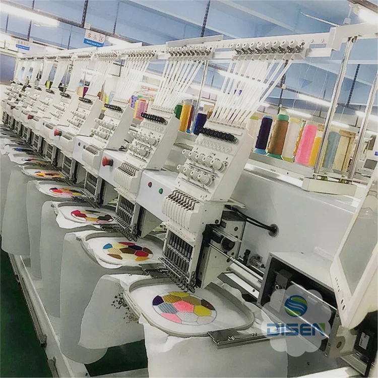 500 leather making field zsk 10 heads 9 Needles cap embroidery machine her name is tina for printing machine fabric