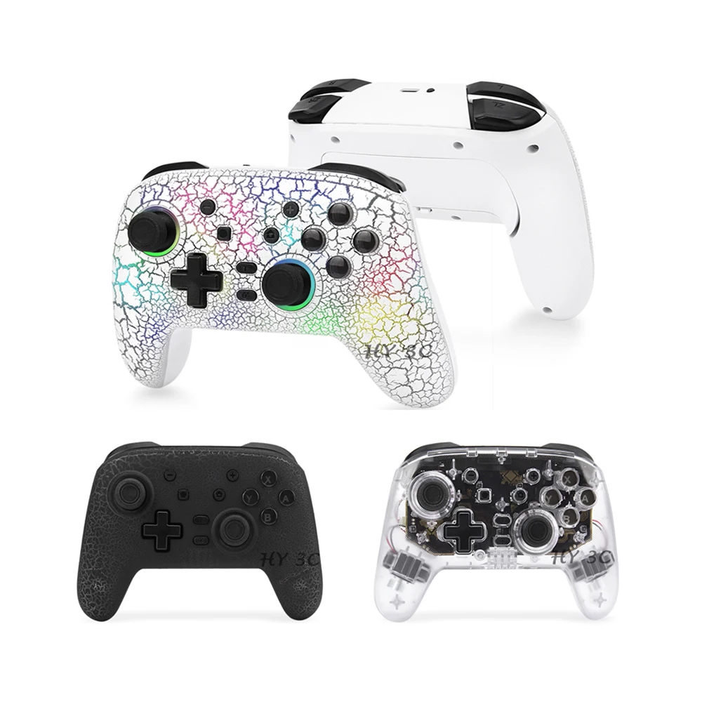 S09 Multi-Platform BT Wireless Game Controller For Switch/Oled Joystick Handle Macro Programming For NS/P3/P4/IOS/PC Gamepad