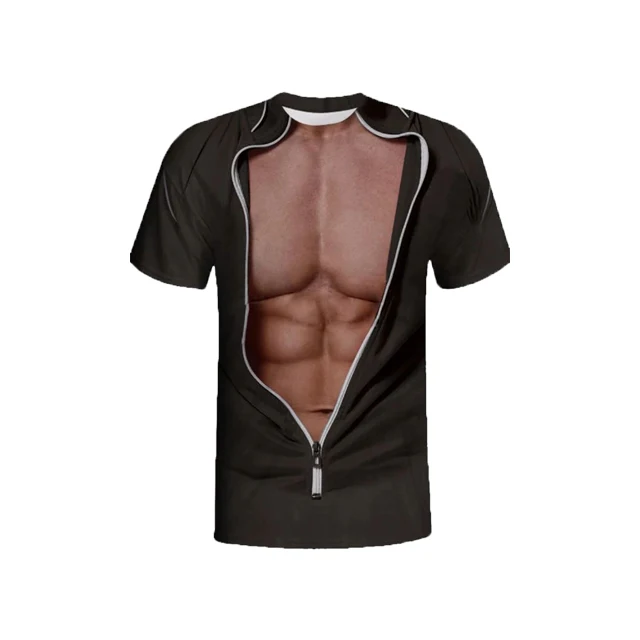 Custom Printed 3d Sublimation Printing Man Tshirt