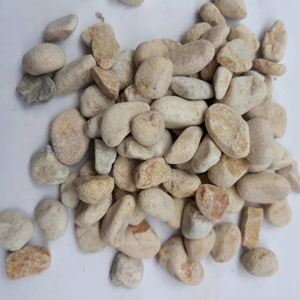 White Decorative Pebbles Natural Garden Rock for Pathway Paving Stone