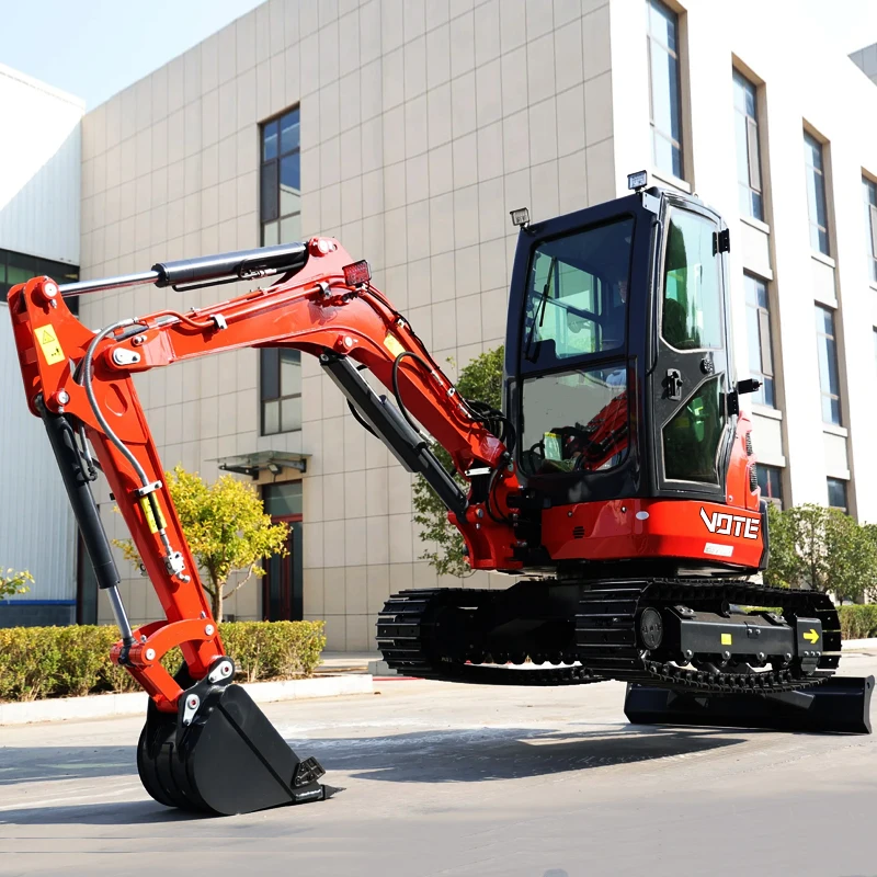 Free Shipping  Mini Excavator EPA Engine 3.5 Ton Crawler Micro Digger 1 ton 2 ton Hydraulic Farm Small Excavators For Sale