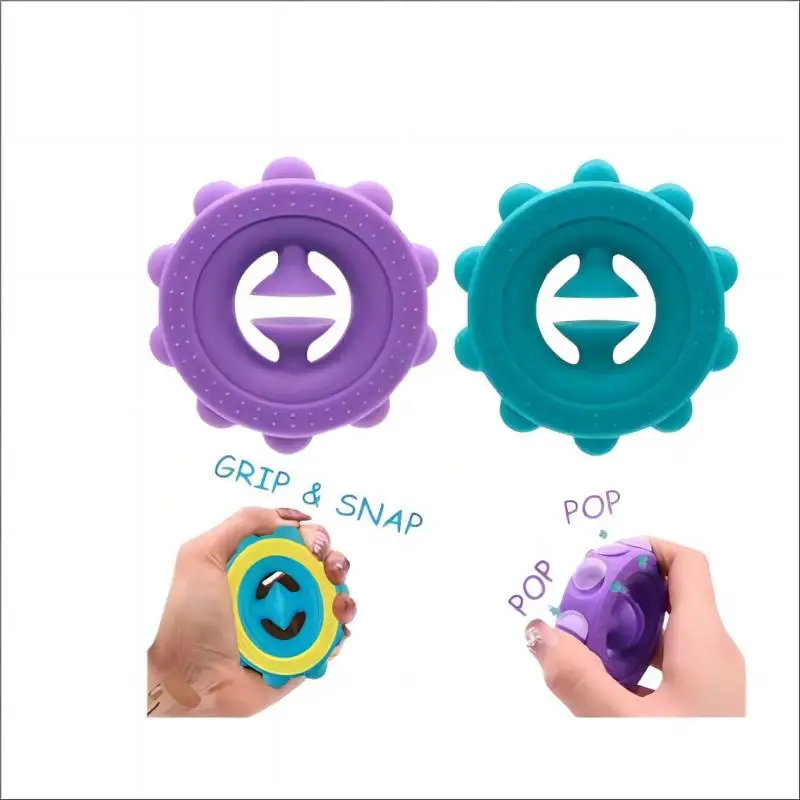 Cross-Border Mini Silicone Suction Cup Soft Decompression Toy Mouse Killer Pioneer Press Bubble Grip Ring Factory Direct Sales