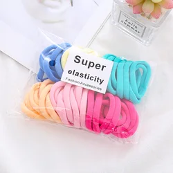 IFOND 50pcs/set Elastic Hair Ring Towel Towel Hair Rop High Elastic Elasticity Rubber Band For Girls Children