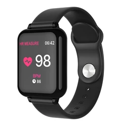 Top seal amazon B57 pedometer smart watch waterproof heart rate monitor cheap activity tracker bracelet for ios huwei phones