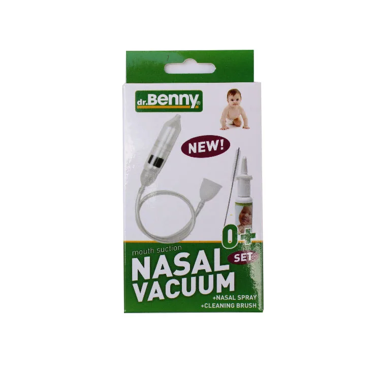 
Baby nasal vacuum set with cleaning brush and extra nozzle 