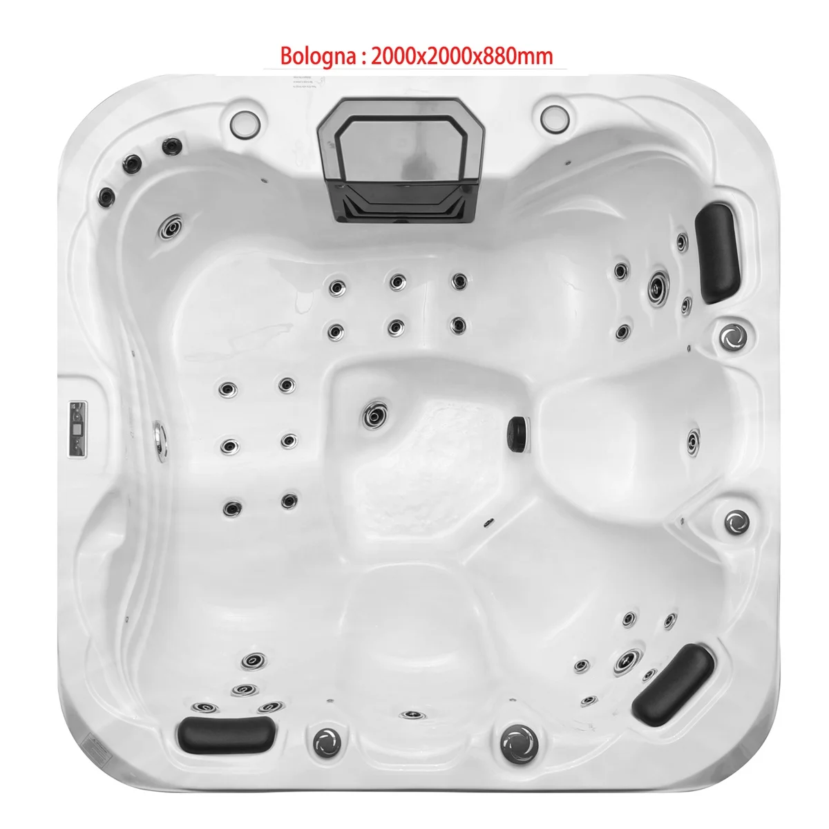 BELLAGIO Spa Ready to ship hot sale led light outdoor spa