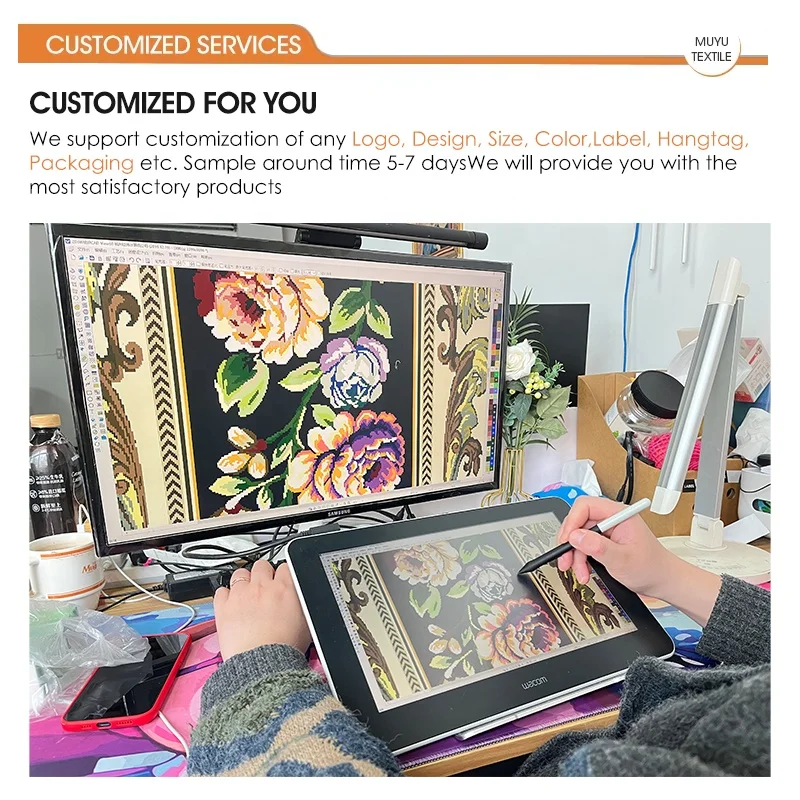 LOW MOQ Customizable anime tapestry hoodie Yarn Dyed Tapestry Design Poke Z Mon Hoodie for Men