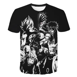 Cartoon 3D All Over Print Japanese Anime shirt Printed T-shirt Digital Printing tshirt Short-sleeved Plus Size Graphic t shirt
