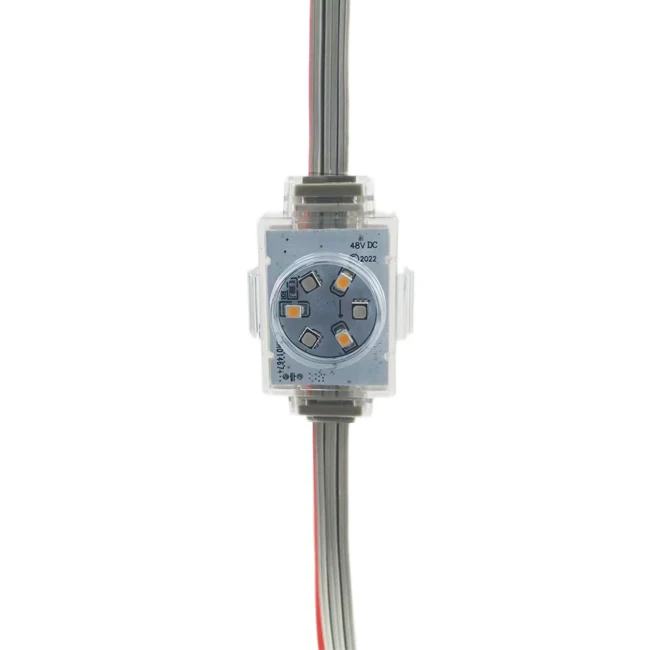 permanent holiday DC48V rgb aluminium track module led point lights