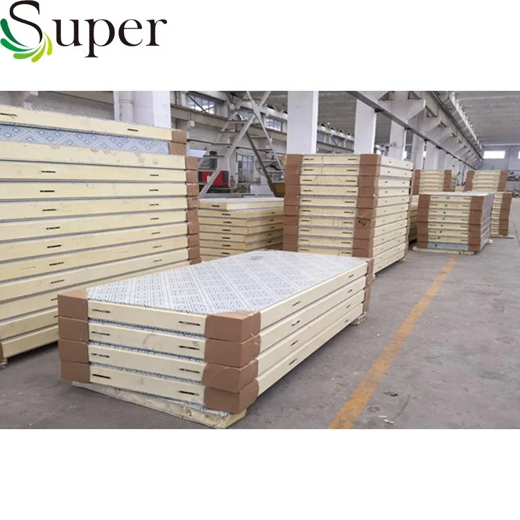 
PU manufacturer insulated polyurethane foam sandwich cold room panels 