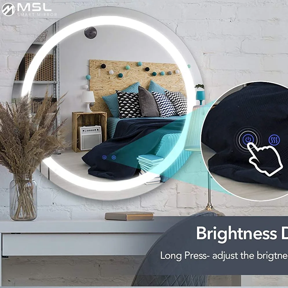 2021 bathroom mirrors living room real view mirror led big infinity mirror