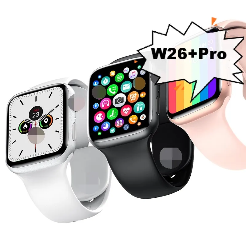 Смарт-часы W26 + pro OEM/ODM 1,75 дюйма IP68 Водонепроницаемые смарт-Часы W26 W26 + Серия Смарт-часы с полной сенсорной телефонной связью 2021