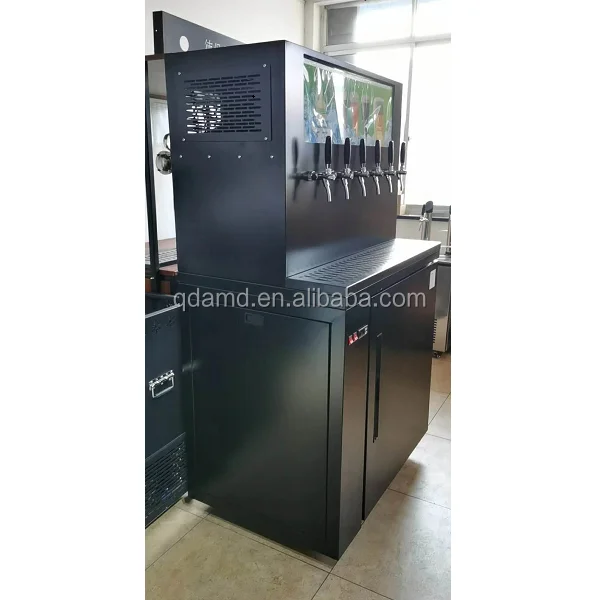 High quality integral kegerator draft beer tower dispenser cooler for bar