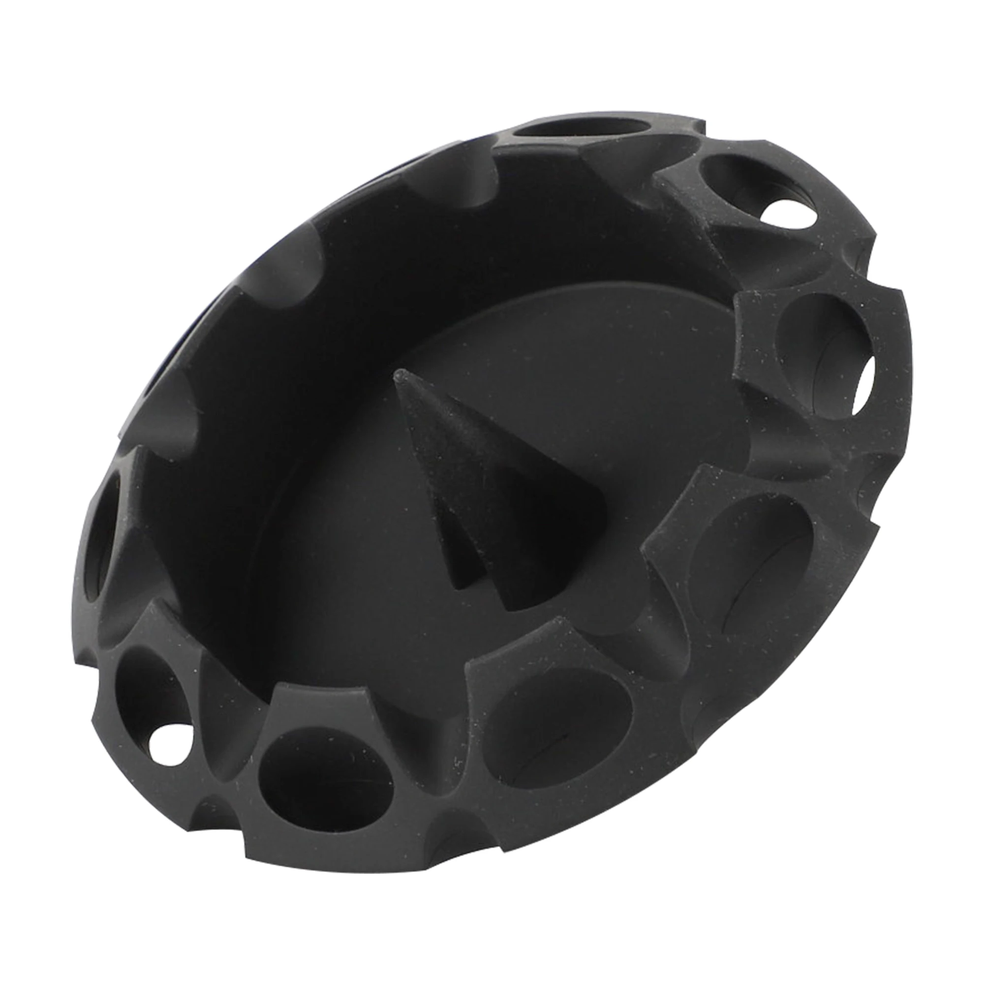 UKETA Customized round Silicone Ashtrays Durable Dishwasher-Safe Easy Cleaning Slot Holders Smoking Accessories Bowl Pipe Poker