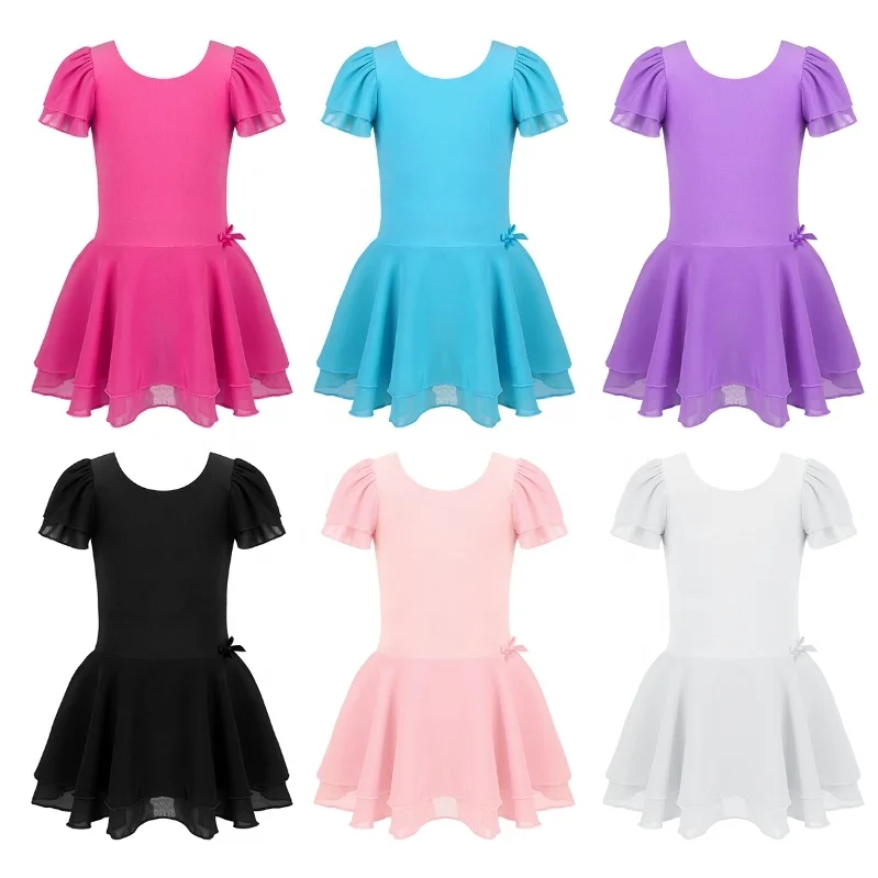 
Kids Girls Ballet Dance Dress with Tutu Skirt Camisole Leotard Toddler Ballerina Outfits Clothes 