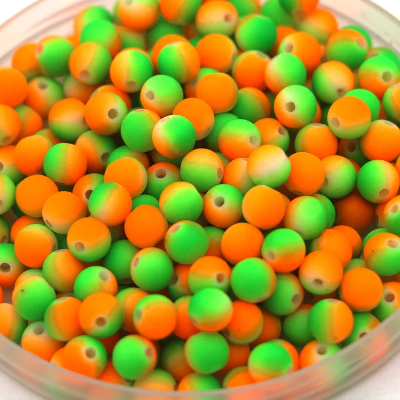 Best Price Multi Color Matt Opaque Acrylic Round Plastic Beads for Diy Jewelry Making Accessories