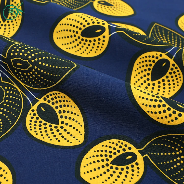 
Hot sale shrink resistant prints wax african 100% cotton african wax fabric 
