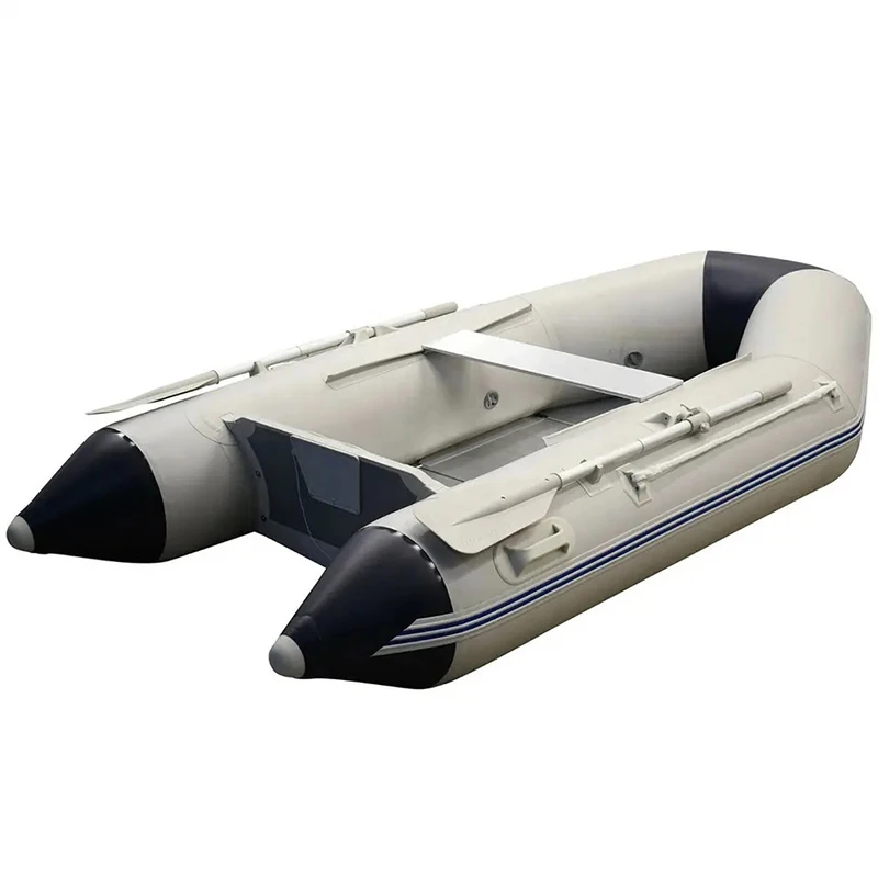 10.8 ft Inflatable Boat Inflatable Dinghy Yacht Tender Raft with Air-Deck Floor