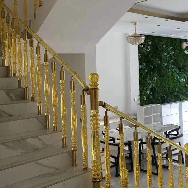 Excellent basement stair railing flexible handrail aluminium profile
