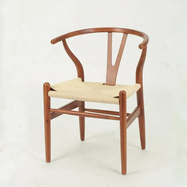 Factory directly supply Antique solid wood diningroom Y back wishbone chair resturant chair CH-971