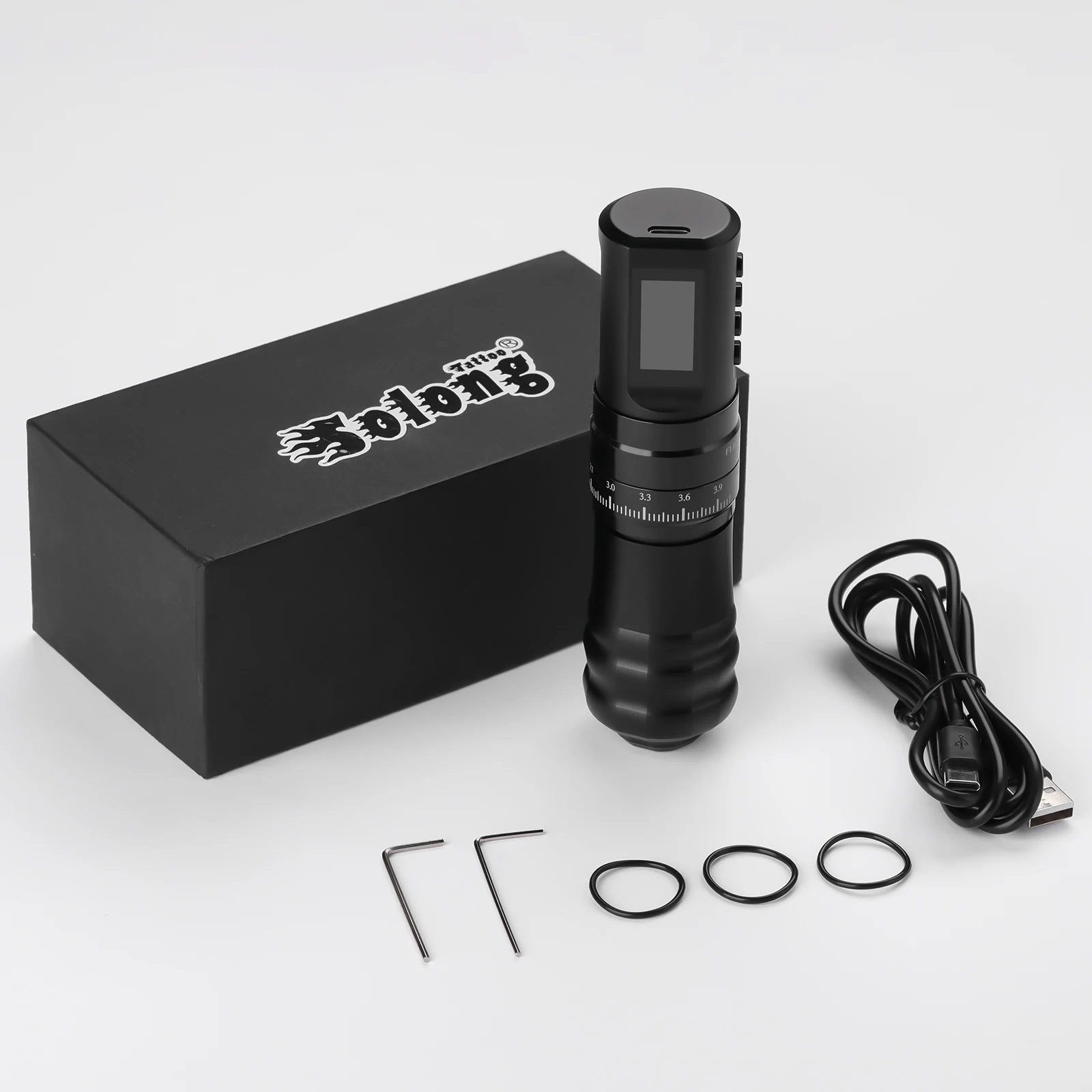 Hot sale Wireless Tattoo Machine Pen with Multi functional  Body Art 1800Mah Digital OLED Display Tattoo Machine