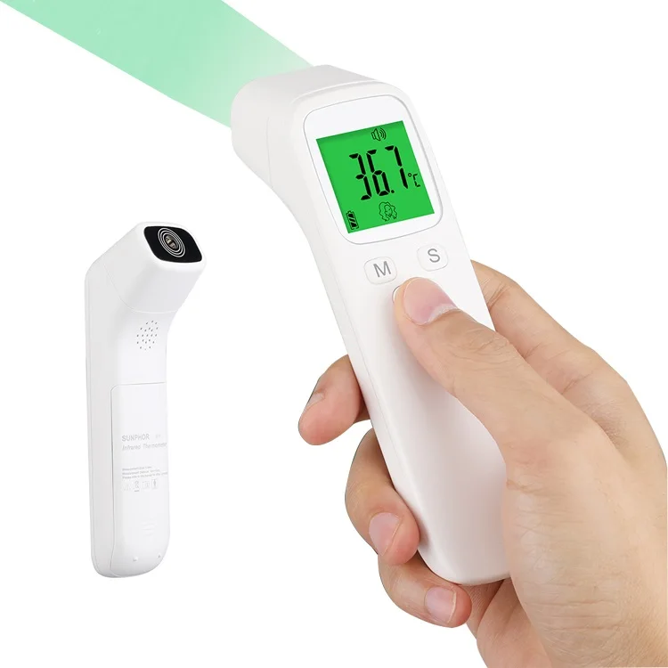 Цифровой инфракрасный ЛОБНЫЙ термометр с ЖК-дисплеем и быстрым реагированием