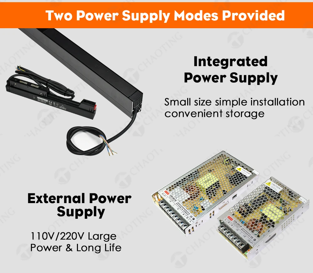 New Design 48V LED Track Lighting System 6W 12W 18W Magnetic Rail Track Light COB Spotlight No Flickering Linear LED Track Light