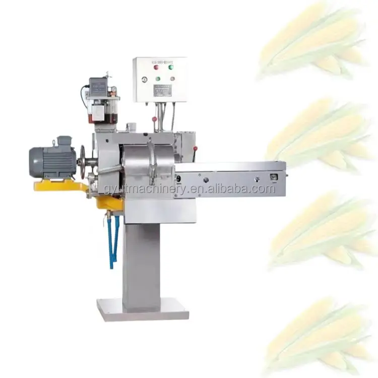 Hydraulic fresh corn seed removing machine sweet corn removing peeling machines