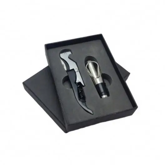 
Hot sale Amazon Top Seller 2021 Factory Direct 4pcs Wine Bottle Opener Set Wine Opener Kit Vacuum Stopper 
