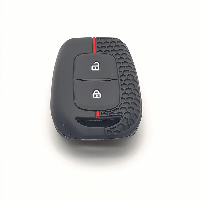 2 Button Silicone Car Remote Key Fob Cover Case for Renault Kwid Traffic Symbol Dacia Sandero Logan Duster 2016 2017 2018 Shell