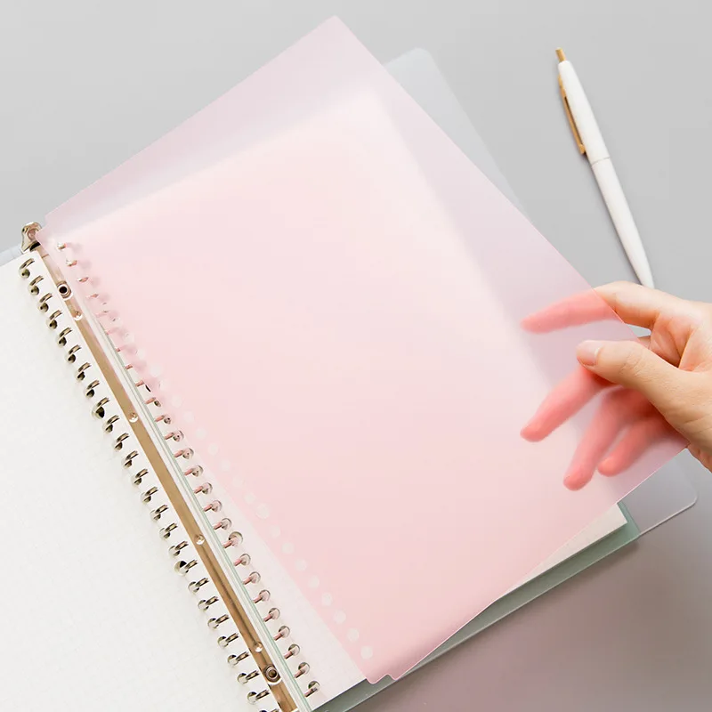 Wholesale B5 26 holes loose leaf document binding ring buckle A5 20 hole binder plastic rubber binder clip buckle