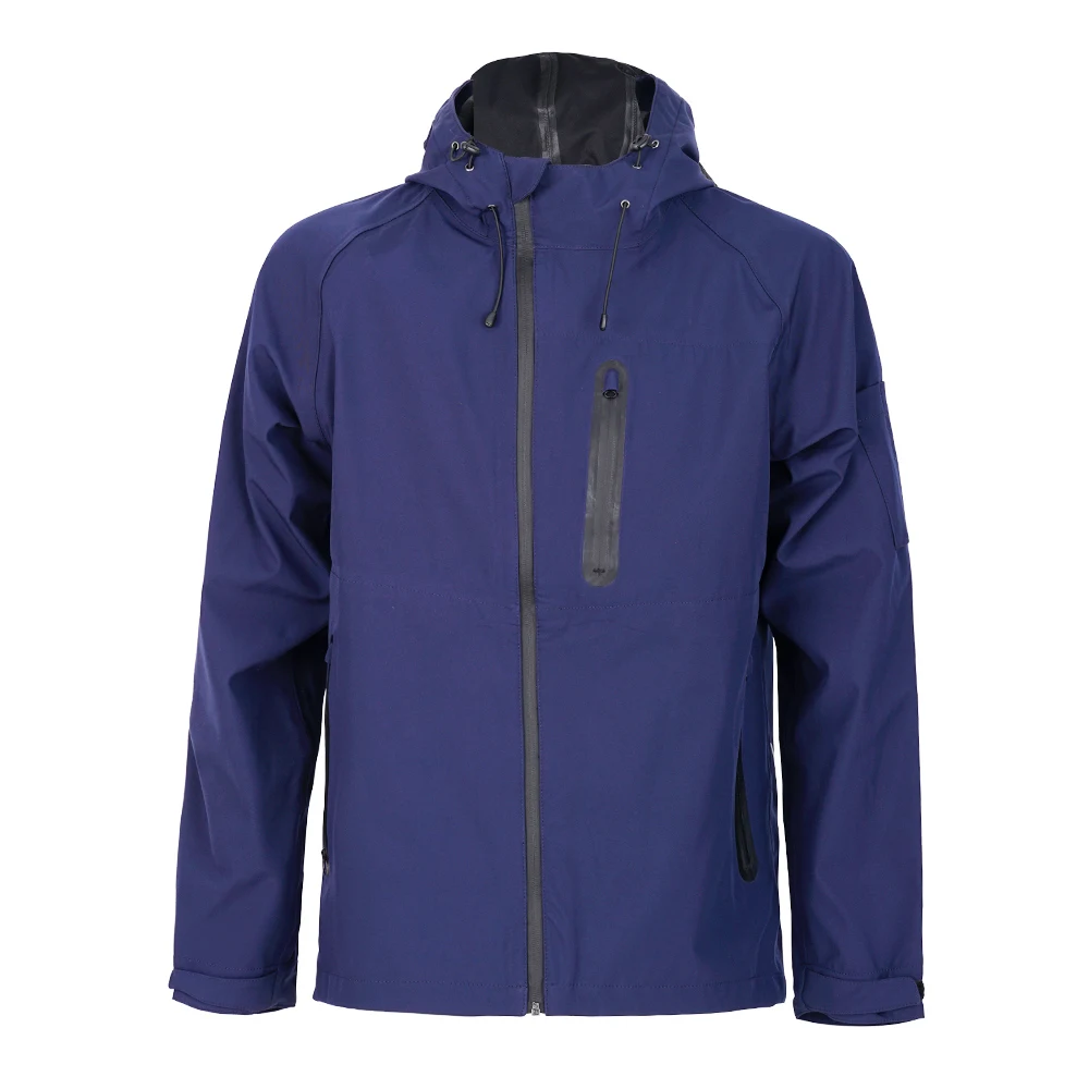 
Casual Waterproof Men Softshell Wind Breaker Hooded Coats Pilot Rain Safari Jacket 