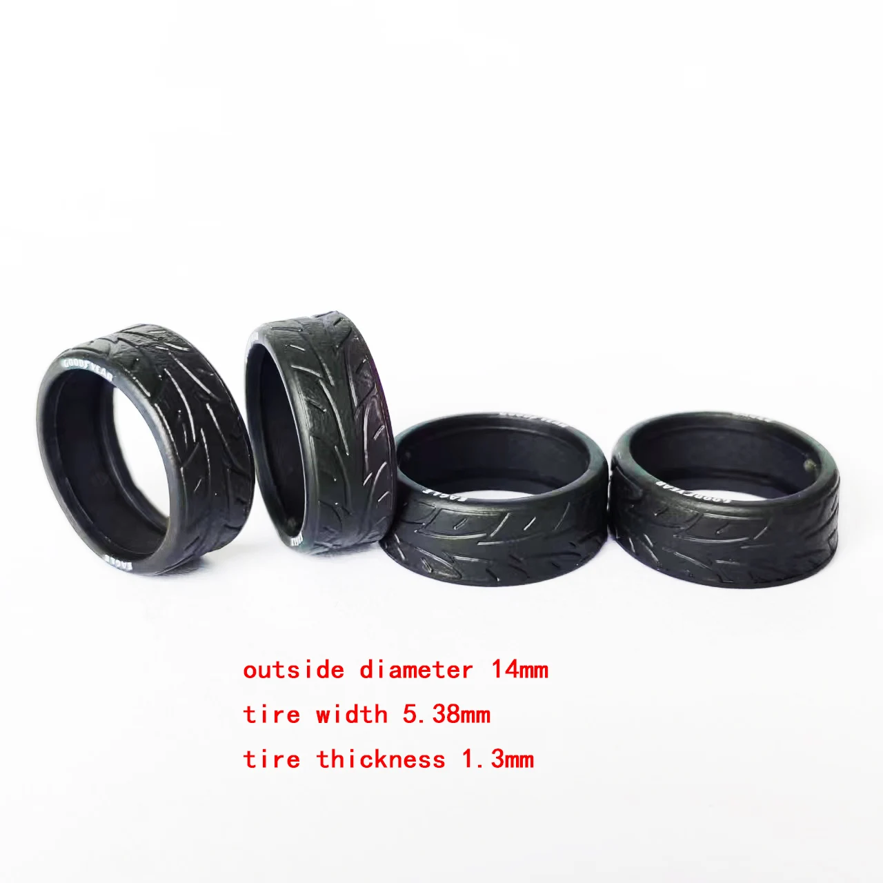 1/64 Rubber Tires 10.8mm/11mm/12.8mm/13mm/14.1mm/14.5mm/16.9mm for Hot Wheel/Matchbox/Domeka