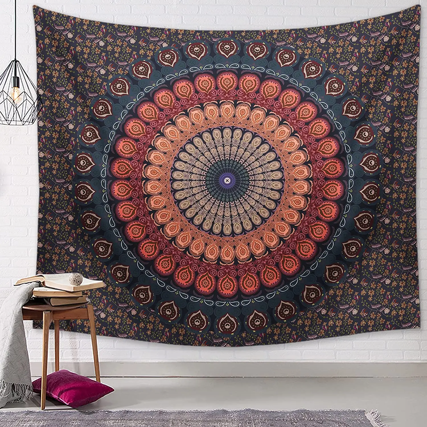 Выбор Amazon, дизайнерское трехмерное декоративное настенное одеяло в стиле бохо