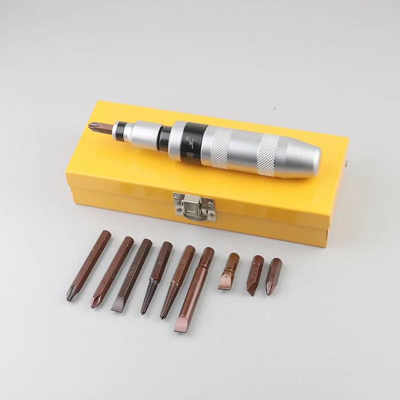 7/8/13Pcs Impact Screwdriver Set with Box Multi-functional Screw Extractor Remover For Loosening Bolts Remove Stubborn Fasteners